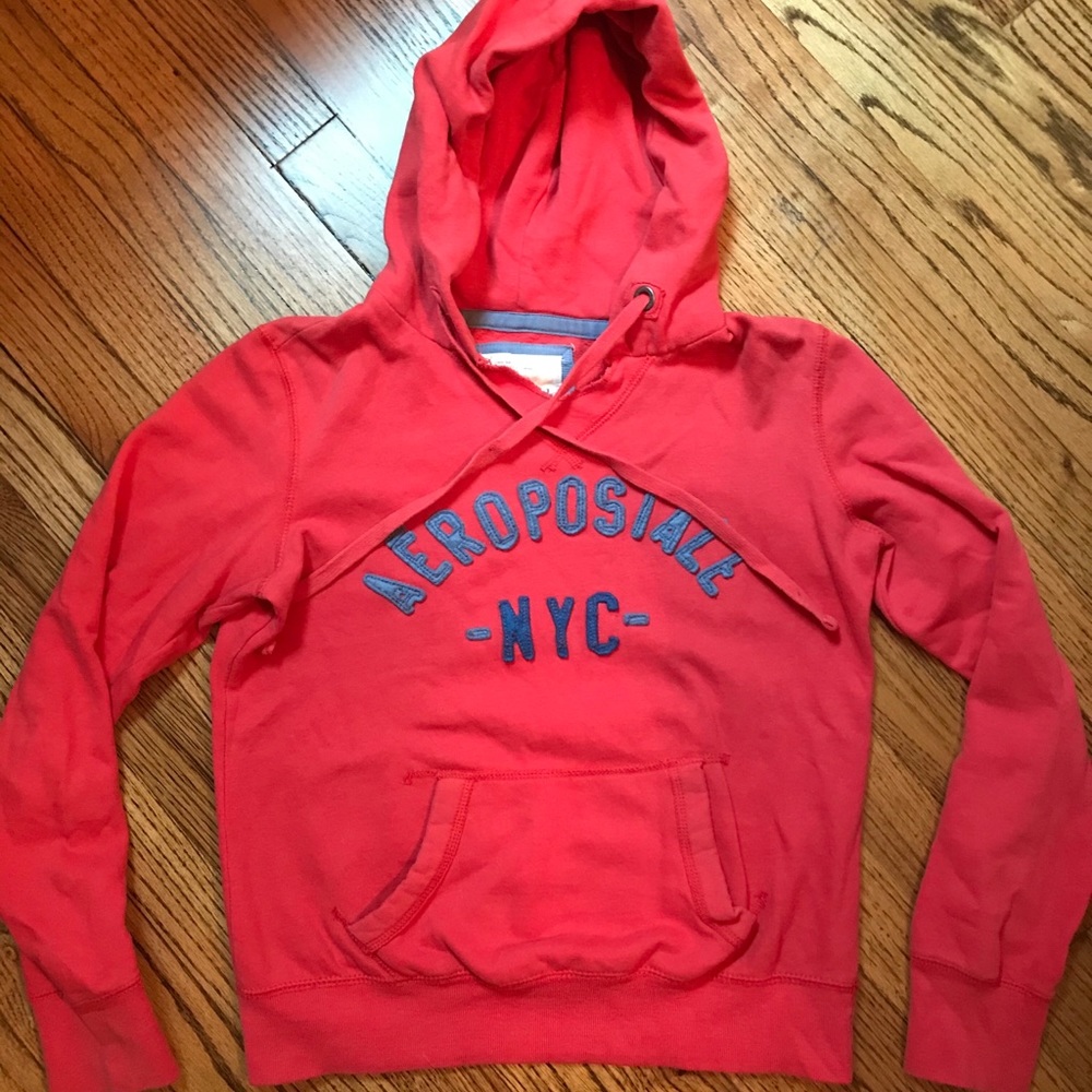 Orange/pink Aeropostale hoodie
